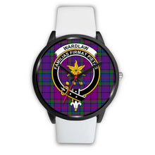 Load image into Gallery viewer, Wardlaw Clans ,Silver Metal Mesh watch, leather steel watch, tartan watch, tartan watches, clan watch, scotland watch, merry christmas, cyber Monday, halloween, black Friday