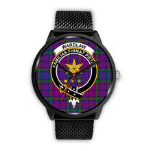 Load image into Gallery viewer, Wardlaw Clans ,Rose Gold Metal Mesh watch, leather steel watch, tartan watch, tartan watches, clan watch, scotland watch, merry christmas, cyber Monday, halloween, black Friday