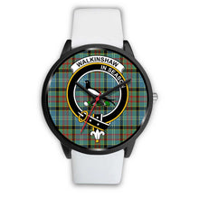 Load image into Gallery viewer, Walkinshaw Clans ,Silver Metal Mesh watch, leather steel watch, tartan watch, tartan watches, clan watch, scotland watch, merry christmas, cyber Monday, halloween, black Friday