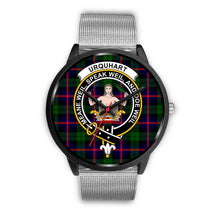 Load image into Gallery viewer, Urquhart Modern Clans ,Rose Gold Metal Link watch, leather steel watch, tartan watch, tartan watches, clan watch, scotland watch, merry christmas, cyber Monday, halloween, black Friday