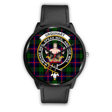 Load image into Gallery viewer, Urquhart Modern Clans ,Black Metal Mesh watch, leather steel watch, tartan watch, tartan watches, clan watch, scotland watch, merry christmas, cyber Monday, halloween, black Friday