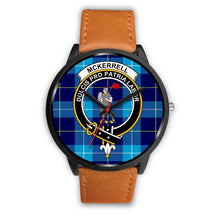 Load image into Gallery viewer, McKerrell Clans ,Pink Leather watch, leather steel watch, tartan watch, tartan watches, clan watch, scotland watch, merry christmas, cyber Monday, halloween, black Friday