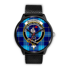 Load image into Gallery viewer, McKerrell Clans ,Rose Gold Metal Mesh watch, leather steel watch, tartan watch, tartan watches, clan watch, scotland watch, merry christmas, cyber Monday, halloween, black Friday
