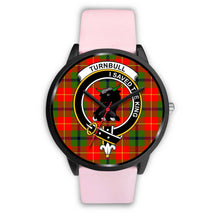 Load image into Gallery viewer, Turnbull Clans ,Silver Metal Link watch, leather steel watch, tartan watch, tartan watches, clan watch, scotland watch, merry christmas, cyber Monday, halloween, black Friday