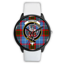 Load image into Gallery viewer, Trotter Clans ,Silver Metal Mesh watch, leather steel watch, tartan watch, tartan watches, clan watch, scotland watch, merry christmas, cyber Monday, halloween, black Friday