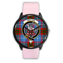 Load image into Gallery viewer, Trotter Clans ,Silver Metal Link watch, leather steel watch, tartan watch, tartan watches, clan watch, scotland watch, merry christmas, cyber Monday, halloween, black Friday