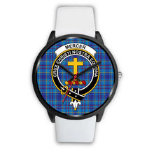 Load image into Gallery viewer, Mercer Modern Clans ,Silver Metal Mesh watch, leather steel watch, tartan watch, tartan watches, clan watch, scotland watch, merry christmas, cyber Monday, halloween, black Friday