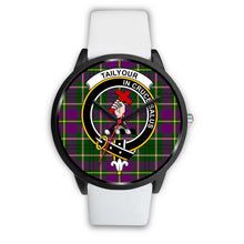 Load image into Gallery viewer, Taylor Clans ,Silver Metal Mesh watch, leather steel watch, tartan watch, tartan watches, clan watch, scotland watch, merry christmas, cyber Monday, halloween, black Friday