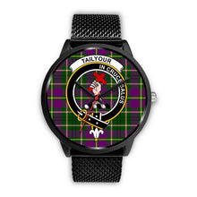 Load image into Gallery viewer, Taylor Clans ,Rose Gold Metal Mesh watch, leather steel watch, tartan watch, tartan watches, clan watch, scotland watch, merry christmas, cyber Monday, halloween, black Friday