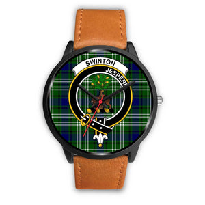 Swinton Clans ,Pink Leather watch, leather steel watch, tartan watch, tartan watches, clan watch, scotland watch, merry christmas, cyber Monday, halloween, black Friday