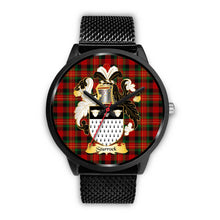 Load image into Gallery viewer, Sturrock Clans ,Rose Gold Metal Mesh watch, leather steel watch, tartan watch, tartan watches, clan watch, scotland watch, merry christmas, cyber Monday, halloween, black Friday