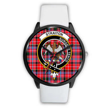 Load image into Gallery viewer, Straiton Clans ,Silver Metal Mesh watch, leather steel watch, tartan watch, tartan watches, clan watch, scotland watch, merry christmas, cyber Monday, halloween, black Friday