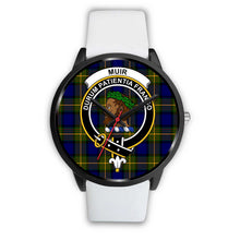 Load image into Gallery viewer, Muir Clans ,Silver Metal Mesh watch, leather steel watch, tartan watch, tartan watches, clan watch, scotland watch, merry christmas, cyber Monday, halloween, black Friday