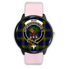 Load image into Gallery viewer, Muir Clans ,Silver Metal Link watch, leather steel watch, tartan watch, tartan watches, clan watch, scotland watch, merry christmas, cyber Monday, halloween, black Friday
