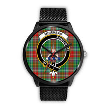 Load image into Gallery viewer, Muirhead Clans ,Rose Gold Metal Mesh watch, leather steel watch, tartan watch, tartan watches, clan watch, scotland watch, merry christmas, cyber Monday, halloween, black Friday