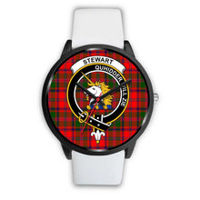 Load image into Gallery viewer, Stewart of Appin Clans ,Silver Metal Mesh watch, leather steel watch, tartan watch, tartan watches, clan watch, scotland watch, merry christmas, cyber Monday, halloween, black Friday