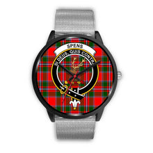Load image into Gallery viewer, Spens Modern Clans ,Rose Gold Metal Link watch, leather steel watch, tartan watch, tartan watches, clan watch, scotland watch, merry christmas, cyber Monday, halloween, black Friday