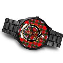 Load image into Gallery viewer, Spens Modern Clans ,Brown Leather watch, leather steel watch, tartan watch, tartan watches, clan watch, scotland watch, merry christmas, cyber Monday, halloween, black Friday