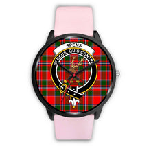 Load image into Gallery viewer, Spens Modern Clans ,Silver Metal Link watch, leather steel watch, tartan watch, tartan watches, clan watch, scotland watch, merry christmas, cyber Monday, halloween, black Friday