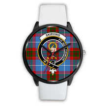 Load image into Gallery viewer, Skirving Clans ,Silver Metal Mesh watch, leather steel watch, tartan watch, tartan watches, clan watch, scotland watch, merry christmas, cyber Monday, halloween, black Friday