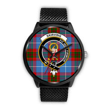 Load image into Gallery viewer, Skirving Clans ,Rose Gold Metal Mesh watch, leather steel watch, tartan watch, tartan watches, clan watch, scotland watch, merry christmas, cyber Monday, halloween, black Friday