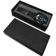 Load image into Gallery viewer, Sempill Modern Clans ,White Leather watch, leather steel watch, tartan watch, tartan watches, clan watch, scotland watch, merry christmas, cyber Monday, halloween, black Friday