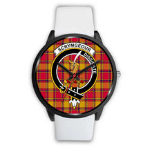 Load image into Gallery viewer, Scrymgeour Clans ,Silver Metal Mesh watch, leather steel watch, tartan watch, tartan watches, clan watch, scotland watch, merry christmas, cyber Monday, halloween, black Friday
