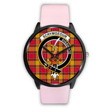 Load image into Gallery viewer, Scrymgeour Clans ,Silver Metal Link watch, leather steel watch, tartan watch, tartan watches, clan watch, scotland watch, merry christmas, cyber Monday, halloween, black Friday