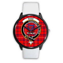 Load image into Gallery viewer, Rose Clans ,Silver Metal Mesh watch, leather steel watch, tartan watch, tartan watches, clan watch, scotland watch, merry christmas, cyber Monday, halloween, black Friday