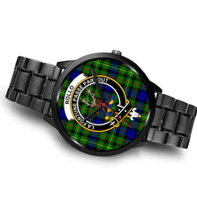 Load image into Gallery viewer, Rollo Clans ,Brown Leather watch, leather steel watch, tartan watch, tartan watches, clan watch, scotland watch, merry christmas, cyber Monday, halloween, black Friday