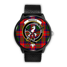 Load image into Gallery viewer, Riddell Clans ,Rose Gold Metal Mesh watch, leather steel watch, tartan watch, tartan watches, clan watch, scotland watch, merry christmas, cyber Monday, halloween, black Friday
