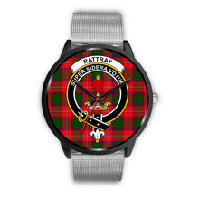 Load image into Gallery viewer, Rattray Modern Clans ,Rose Gold Metal Link watch, leather steel watch, tartan watch, tartan watches, clan watch, scotland watch, merry christmas, cyber Monday, halloween, black Friday