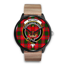 Load image into Gallery viewer, Rattray Modern Clans ,Brown Leather watch, leather steel watch, tartan watch, tartan watches, clan watch, scotland watch, merry christmas, cyber Monday, halloween, black Friday