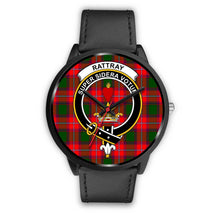 Load image into Gallery viewer, Rattray Modern Clans ,Black Metal Mesh watch, leather steel watch, tartan watch, tartan watches, clan watch, scotland watch, merry christmas, cyber Monday, halloween, black Friday