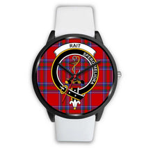 Load image into Gallery viewer, Rait Clans ,Silver Metal Mesh watch, leather steel watch, tartan watch, tartan watches, clan watch, scotland watch, merry christmas, cyber Monday, halloween, black Friday