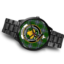 Load image into Gallery viewer, Pringle Clans ,Brown Leather watch, leather steel watch, tartan watch, tartan watches, clan watch, scotland watch, merry christmas, cyber Monday, halloween, black Friday