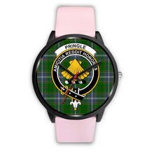 Load image into Gallery viewer, Pringle Clans ,Silver Metal Link watch, leather steel watch, tartan watch, tartan watches, clan watch, scotland watch, merry christmas, cyber Monday, halloween, black Friday