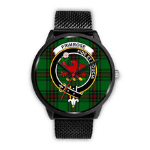 Load image into Gallery viewer, Primrose Clans ,Rose Gold Metal Mesh watch, leather steel watch, tartan watch, tartan watches, clan watch, scotland watch, merry christmas, cyber Monday, halloween, black Friday