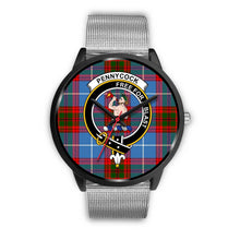 Load image into Gallery viewer, Pennycook Clans ,Rose Gold Metal Link watch, leather steel watch, tartan watch, tartan watches, clan watch, scotland watch, merry christmas, cyber Monday, halloween, black Friday