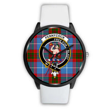 Load image into Gallery viewer, Pennycook Clans ,Silver Metal Mesh watch, leather steel watch, tartan watch, tartan watches, clan watch, scotland watch, merry christmas, cyber Monday, halloween, black Friday