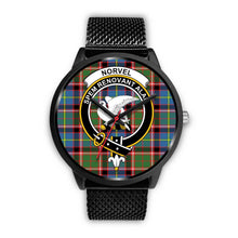 Load image into Gallery viewer, Norvel Clans ,Rose Gold Metal Mesh watch, leather steel watch, tartan watch, tartan watches, clan watch, scotland watch, merry christmas, cyber Monday, halloween, black Friday