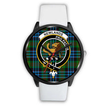 Load image into Gallery viewer, Newlands Clans ,Silver Metal Mesh watch, leather steel watch, tartan watch, tartan watches, clan watch, scotland watch, merry christmas, cyber Monday, halloween, black Friday