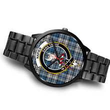 Load image into Gallery viewer, Napier Modern Clans ,Brown Leather watch, leather steel watch, tartan watch, tartan watches, clan watch, scotland watch, merry christmas, cyber Monday, halloween, black Friday