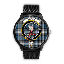Load image into Gallery viewer, Napier Modern Clans ,Rose Gold Metal Mesh watch, leather steel watch, tartan watch, tartan watches, clan watch, scotland watch, merry christmas, cyber Monday, halloween, black Friday