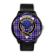 Load image into Gallery viewer, Ochterlony Clans ,Rose Gold Metal Mesh watch, leather steel watch, tartan watch, tartan watches, clan watch, scotland watch, merry christmas, cyber Monday, halloween, black Friday