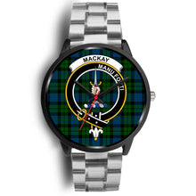 Load image into Gallery viewer, MacKay Modern Clan Badge Tartan Black Watch