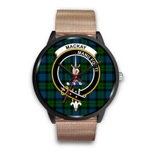 Load image into Gallery viewer, MacKay Modern Clan Badge Tartan Black Watch