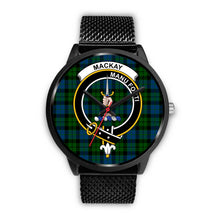 Load image into Gallery viewer, MacKay Modern Clan Badge Tartan Black Watch