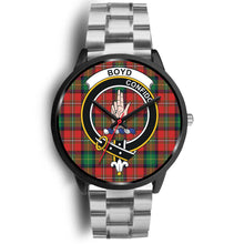 Load image into Gallery viewer, Boyd Modern Clan Badge Tartan Black Watch