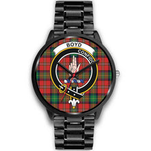 Load image into Gallery viewer, Boyd Modern Clan Badge Tartan Black Watch